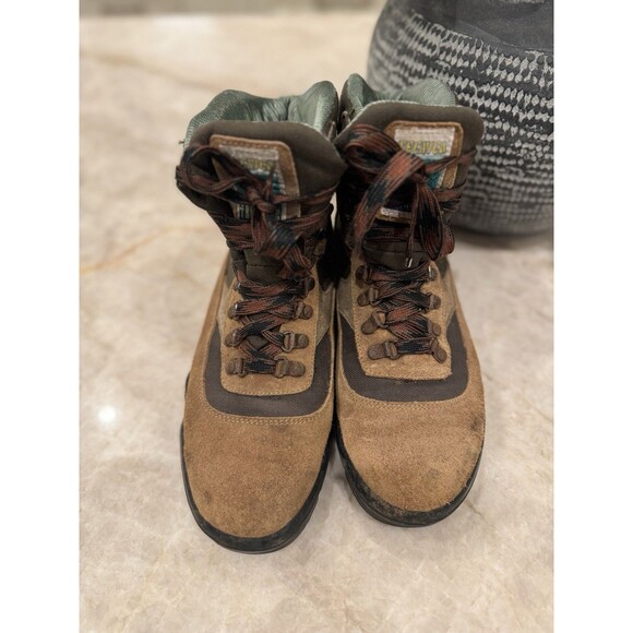 Vintage Tecnica Trekking Hiking Boots - Suede Leather Gore-Tex - Size 8.5 Mens - Picture 2 of 16